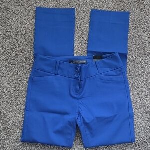The Limited Royal Blue Straight Leg Pants 0 NWT